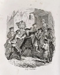 Der Doktor ergreift Anwalt Murphy, aus 