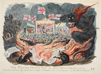 Die Teufelspfanne oder das jährliche Fest der Torheit und des Lasters, veröffentlicht 1832