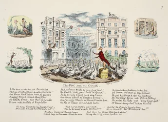 Der Fuchs und die Gans, veröffentlicht 1833