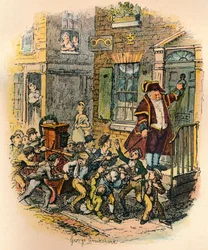 Die Gemeindemaschine, um 1900