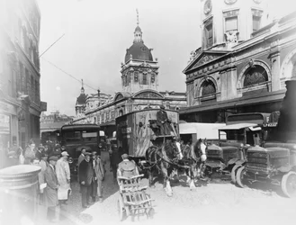 Smithfield Market, London, ca. 1920er-1930er