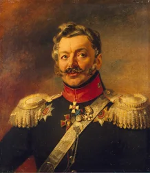 Porträt von General Graf Peter Petrovich von der Pahlen 1777-1864, vor 1825
