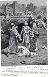 Bernhard von Clairvaux verteidigt die Juden