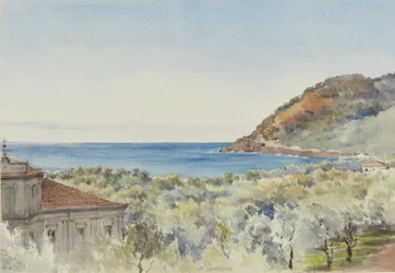 In San Remo, Blick nach Westen, 29. November 1877