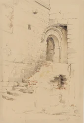 In einem Hof neben S. Siro, San Remo, Januar 1878