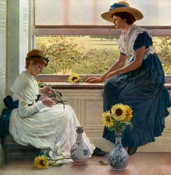 Sonnen- und Mondblumen, 1890, 1912.