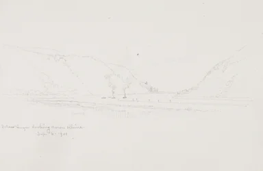 Unterhalb von Bingen, Blick auf den Rhein
