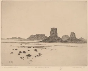 Morgendämmerung im Land der Buttes