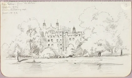 Eton College vom Fluss aus
