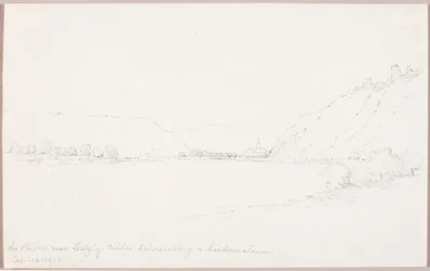 Der Rhein bei Salzig, Burgen Stirrenberg und Liebenstein