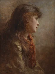 Ein Zigeunermädchen, 1880