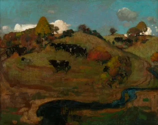 Eine Galloway-Landschaft