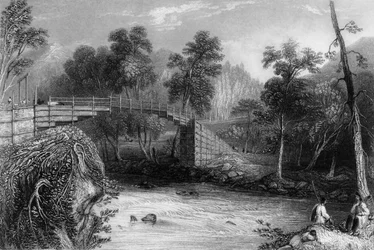 Brücke bei Bhurkote