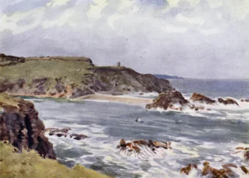 Bude, einlaufende Flut