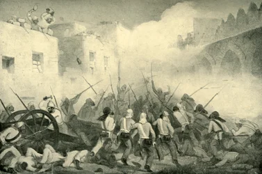 Nicholson führt den Angriff durch die Straßen von Delhi