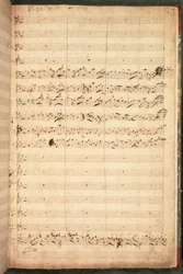 R.M.20.h.5 f18 Originalpartitur der Krönungshymne für Georg II. und Königin Caroline