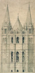 Erhebung, ca. 1860 (Papier)