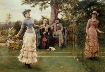 Tennisspiel