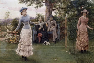 Tennisspiel
