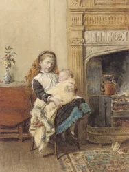 Baby hüten, 1896