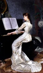 Lied ohne Worte, Klavierspieler, 1880