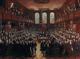 House of Commons: Das erste reformierte House of Commons während der Adressbewegung