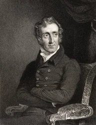 Henry Welbore Agar Ellis, 2. Viscount Clifden, gestochen von Edward Scriven (1775-1841), aus „National Portrait Gallery, Band II“, veröffentlicht ca. 1835