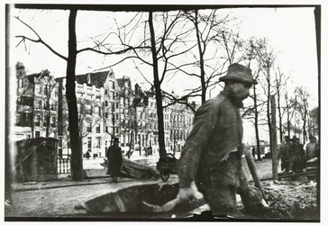 Durchbruch auf der Raadhuisstraat in Amsterdam