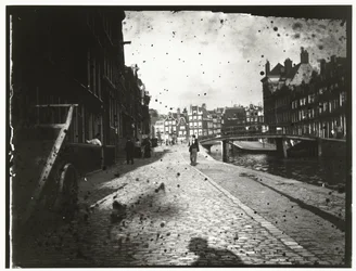 Ansicht der Looiersgracht in Amsterdam