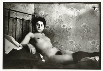 Porträt eines liegenden weiblichen Aktes