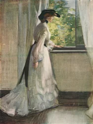 Am Fenster, um 1916