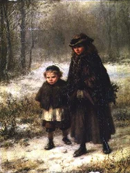 Ein Wintermorgen-Spaziergang