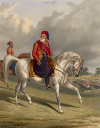 Porträt von Ibrahim Pascha, ägyptischer Staatsmann und General (1789-1848)