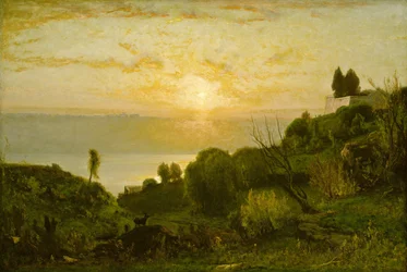 See Albano, Sonnenuntergang, ca. 1874