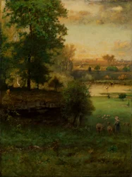 Szene bei Durham, eine Idylle