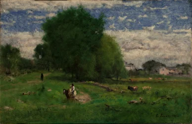 Der Weg zum Dorf Milton