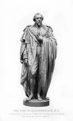 Benjamin Disraeli, 1. Earl of Beaconsfield, englischer Staatsmann und Literat, 1881