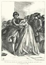 Illustration für Der Pfarrer von Wakefield (Gravur)