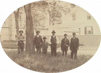 Gruppenporträt [verso], ca. 1862-1864