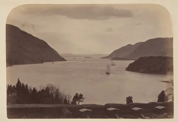 Hudson River gesehen von der United States Military Academy in West Point, New York