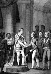 Die illustren Besucher, 1815