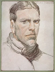 Porträt von Dr. Eric Marshall (1879-1963) aus „Das Herz der Antarktis“ von Sir Ernest Shackleton (1874-1922), um 1909