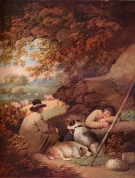 Ruhende Hirten, 18. Jahrhundert, 1919