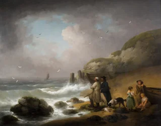 Seevögel schießen, 1795