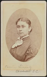 Carte-de-visite Porträt von Carrie Lining