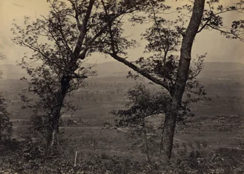 Orchard Knob vom Missionary Ridge aus