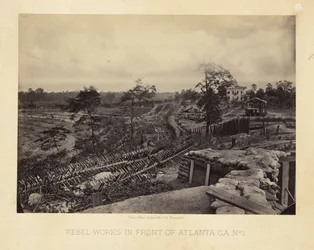 Stellungen der Rebellen vor Atlanta, Georgia, Nr. 1