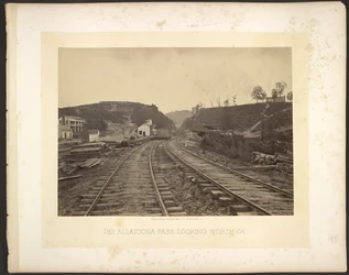 Der Allatoona-Pass, Blick nach Norden, Georgia