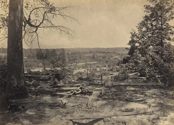 Das Schlachtfeld von Peachtree Creek, Georgia