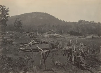 Die Front des Kenesaw Mountain, Georgia, 1860er Jahre